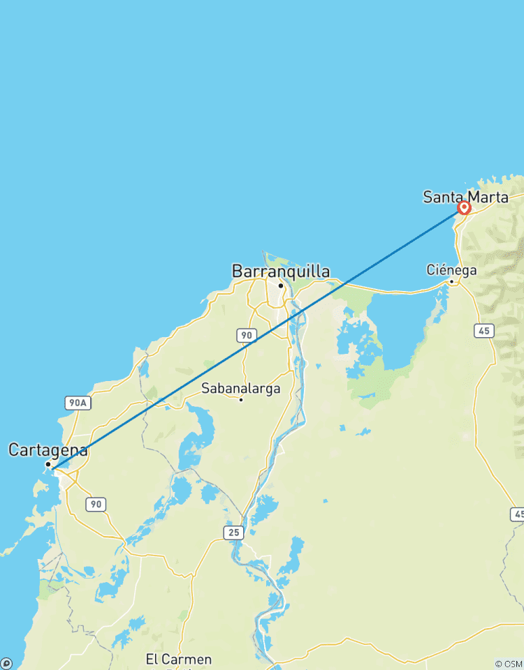 Karibische Träume: Von der ummauerten Stadt zum Paradivon Tayrona Rundreise