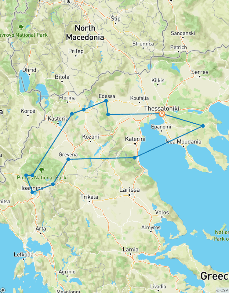 Circuito El Viaje Vivencial por el Norte de Grecia | 8 Días