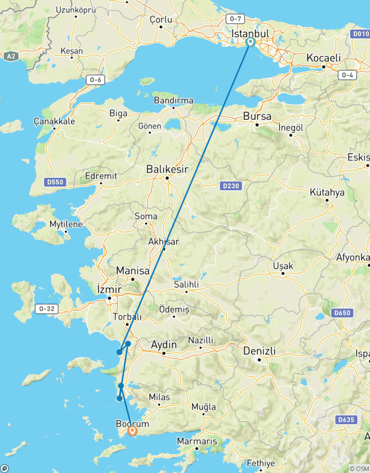 Circuito Viaje en yate de lujo de 11 días por Turquía y el Egeo