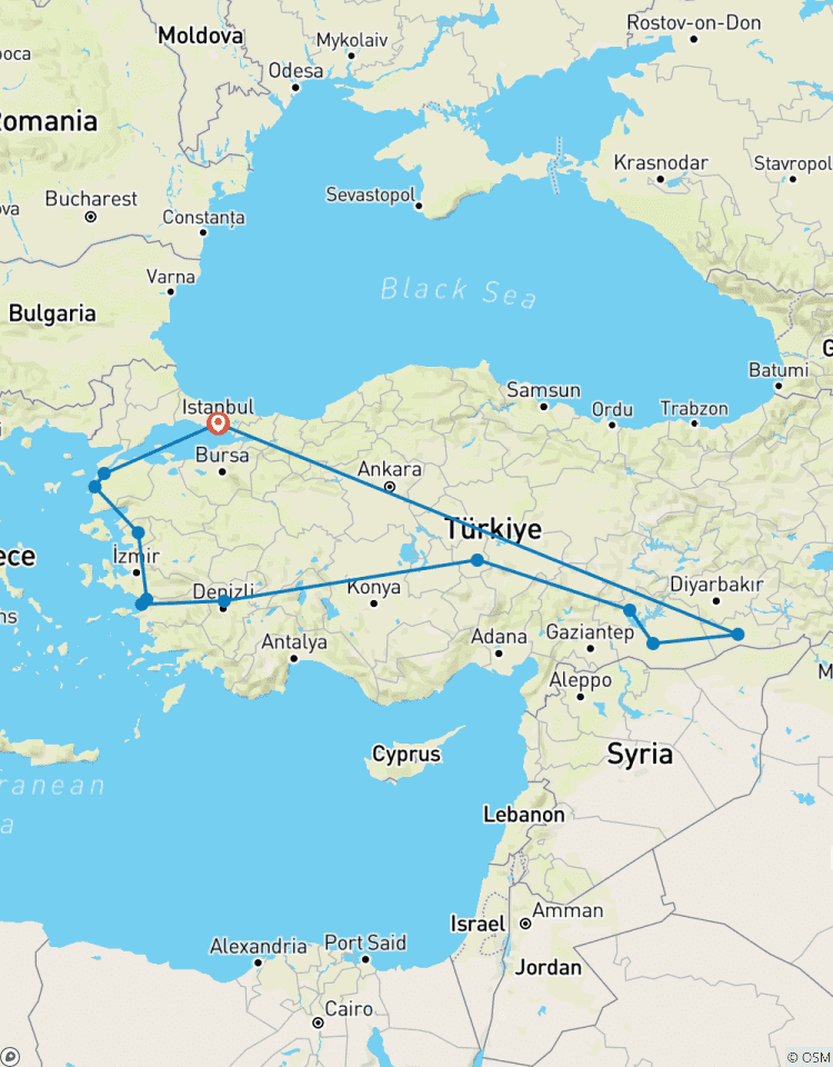 DE MEEST BEZOCHTe PLAATSEN IN TURKIJE - 14 DAGEN Prive Luxe Uitgebreid Pakket-rondreis