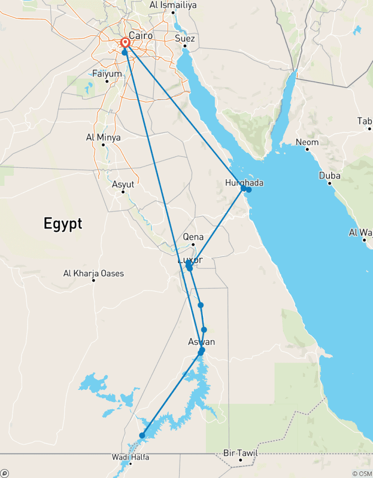Circuito CAIRO - ASWAN A LUXOR CRUCERO NILE - HURGHADA - Un viaje por los mundos intemporales de Egipto
