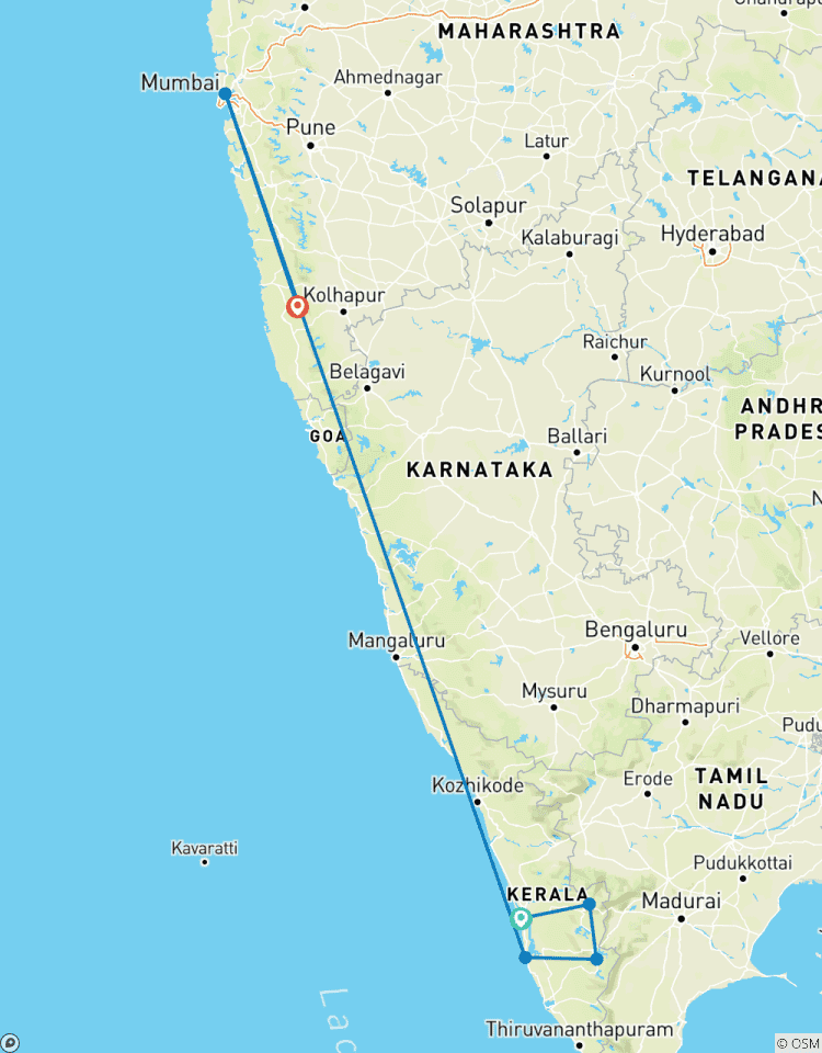 Circuito Encantadora Kerala con Bombay y Goa