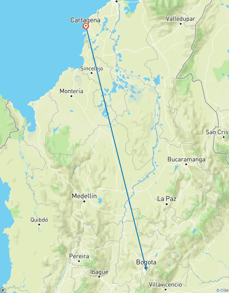 6-Day Bogotá & Cartagena – Andes to Caribbean Experience Tour