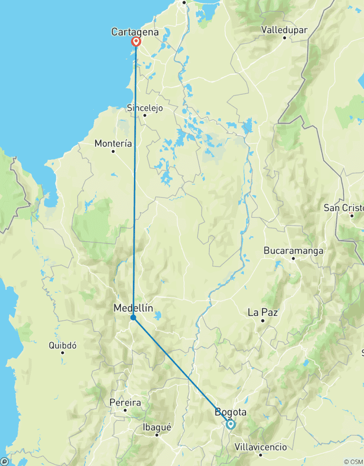 9-Day Essence of Colombia – Bogotá, Medellín & Cartagena Tour