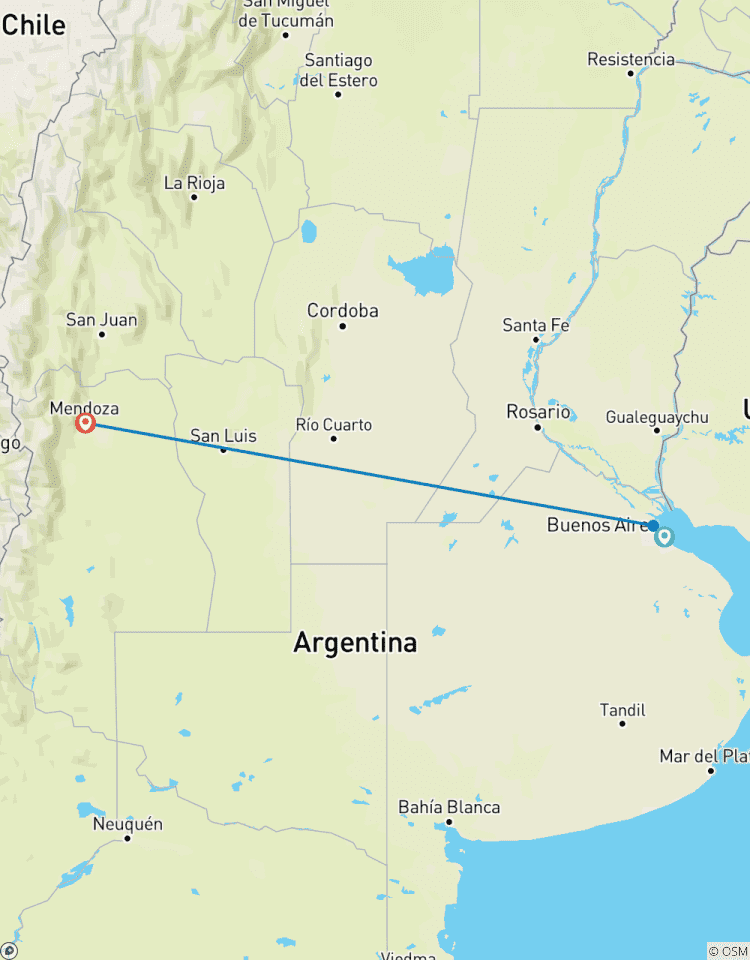 7 Tage Buenos Air& Mendoza Erlebnis Rundreise