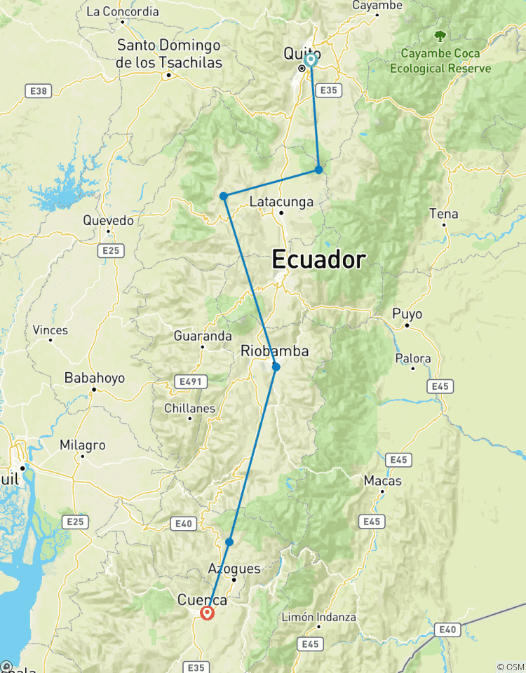 6 jours dans les hauts plateaux équatoriens : Cotopaxi, Quilotoa, Ingapirca et Cuenca, circuit privé circuit