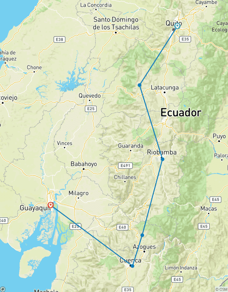 5 jours à Quito et dans l\'avenue des volcans : Quilotoa, Ingapirca, Cuenca, Guayaquil circuit