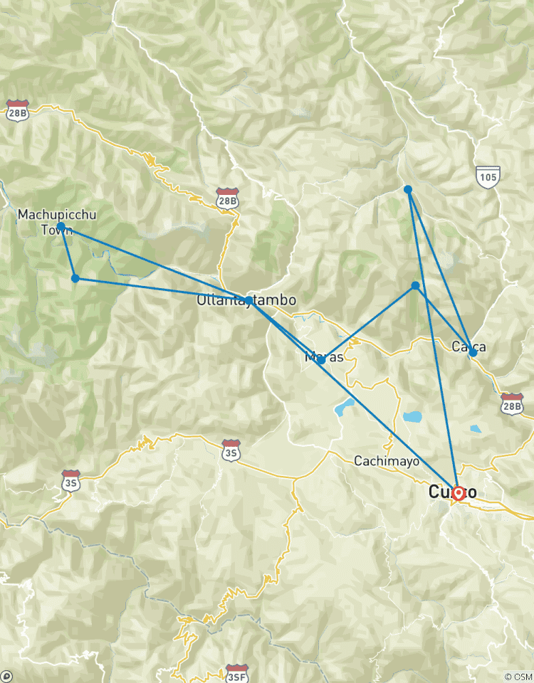 Trek classique des Lares et du Machu Picchu - 4 jours / 3 nuits circuit