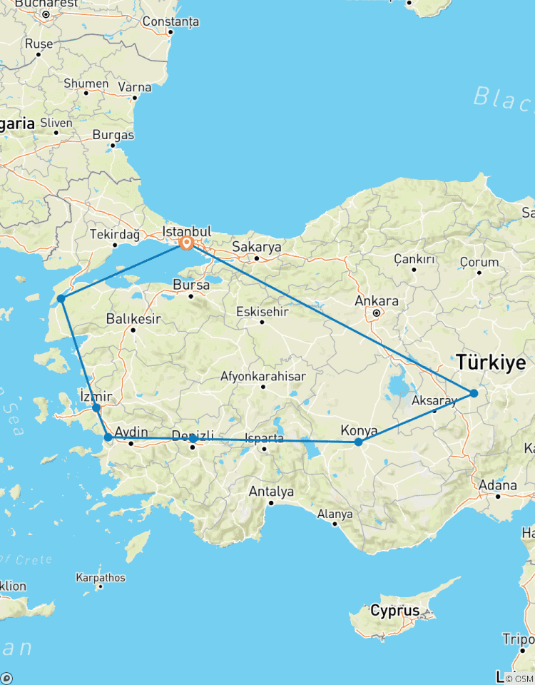 Circuito 10 DÍAS 9 NOCHES VIAJE DE LUJO A LAS MARAVILLAS DE TURQUÍA