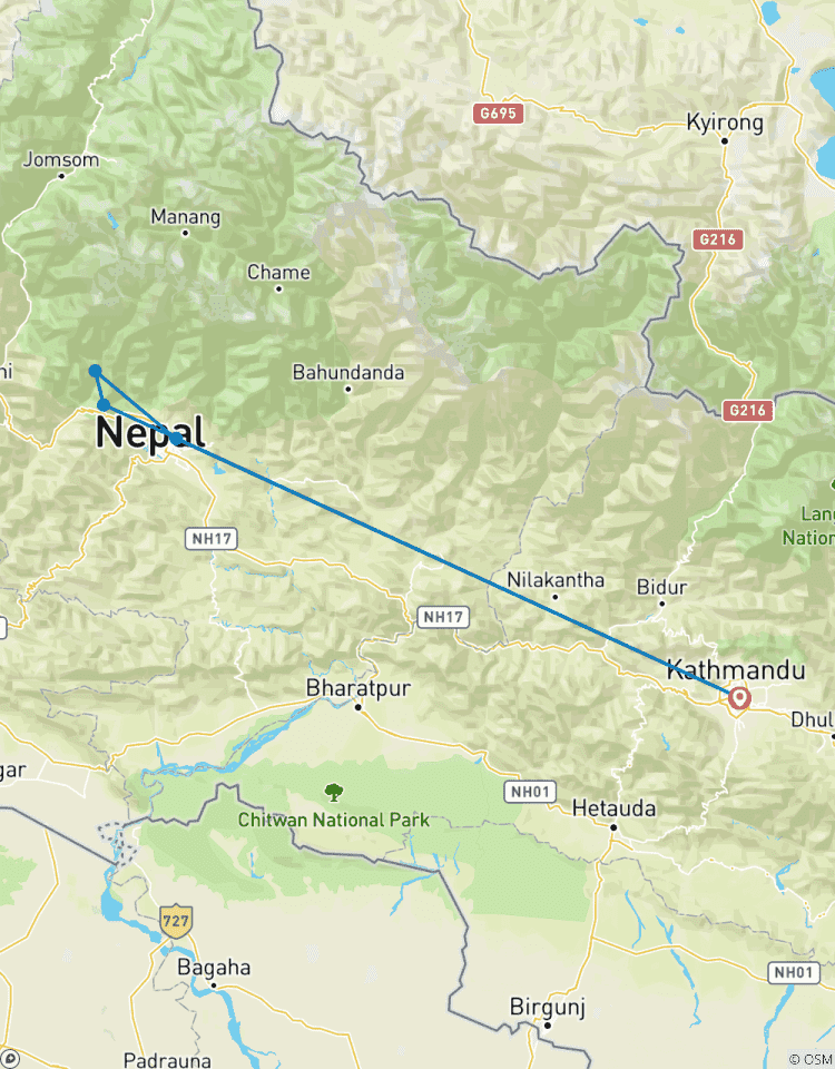 Circuit de luxe au Népal avec Ghandruk Trek pour les seniors circuit