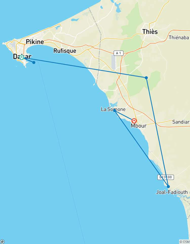 Circuito Presentación de Senegal - 6 Días