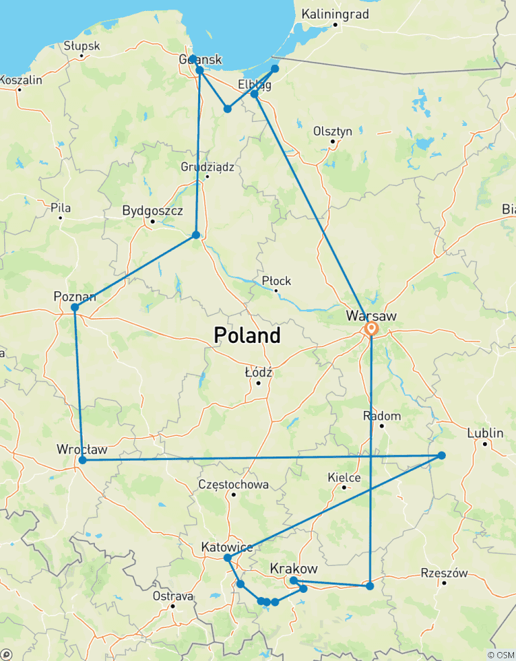 Explore Poland\'s Rich Heritage Trail - 10 days Tour
