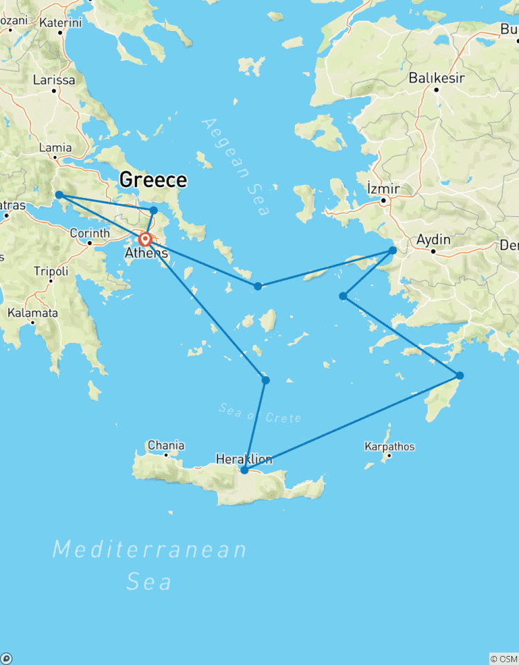 ICONIC GREEK ISLANDS AND MORE An Exclusive Greek Journey by Land & Sea aboard Celestyal Discovery Tour