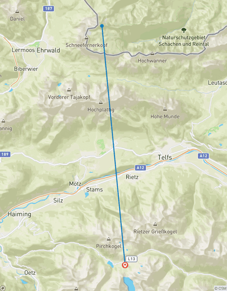 Wandelroute in het Kühtaital-rondreis