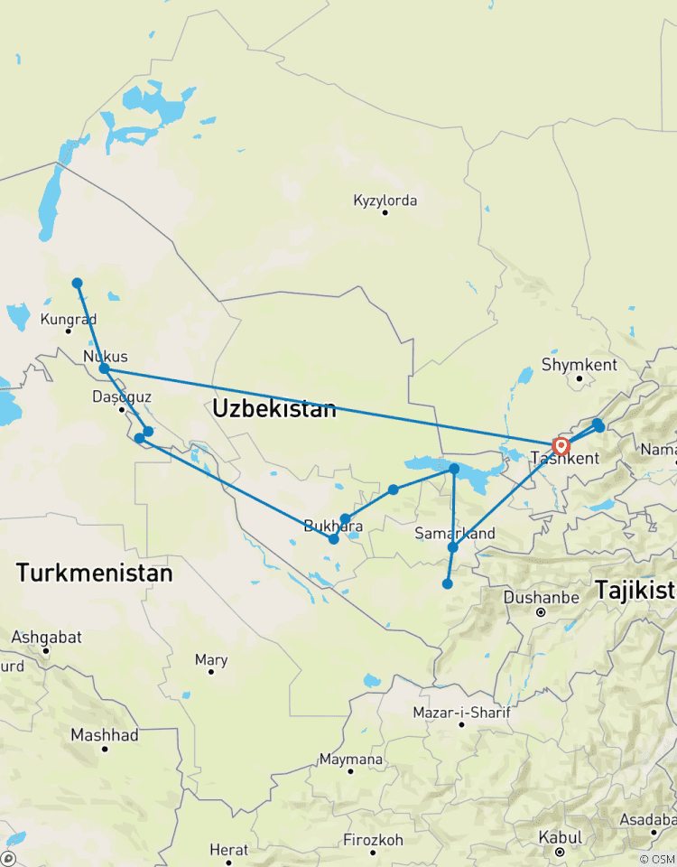Circuit de découverte de l\'Ouzbékistan - Circuit privé circuit