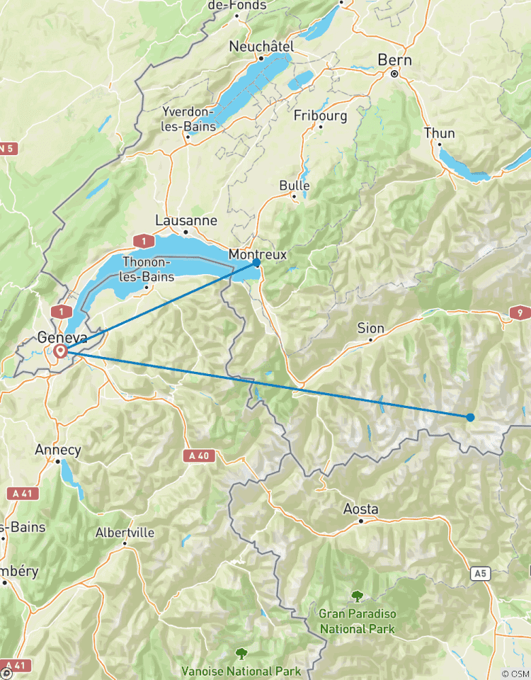 5-Days in Genava : Scenic Switzerland Wonders of Annecy & Zermatt Tour