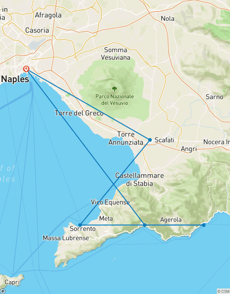 Amalfi Coast in 4 Days Tour