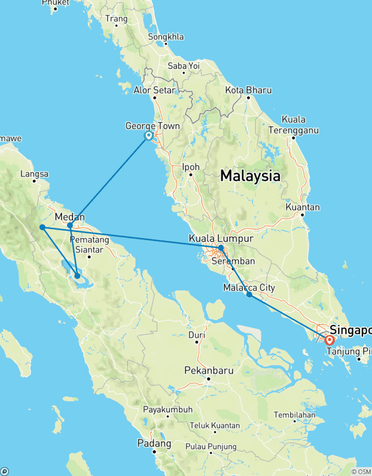 Circuito PENANG A SINGAPUR (18 días) Sudeste Asiático Alto