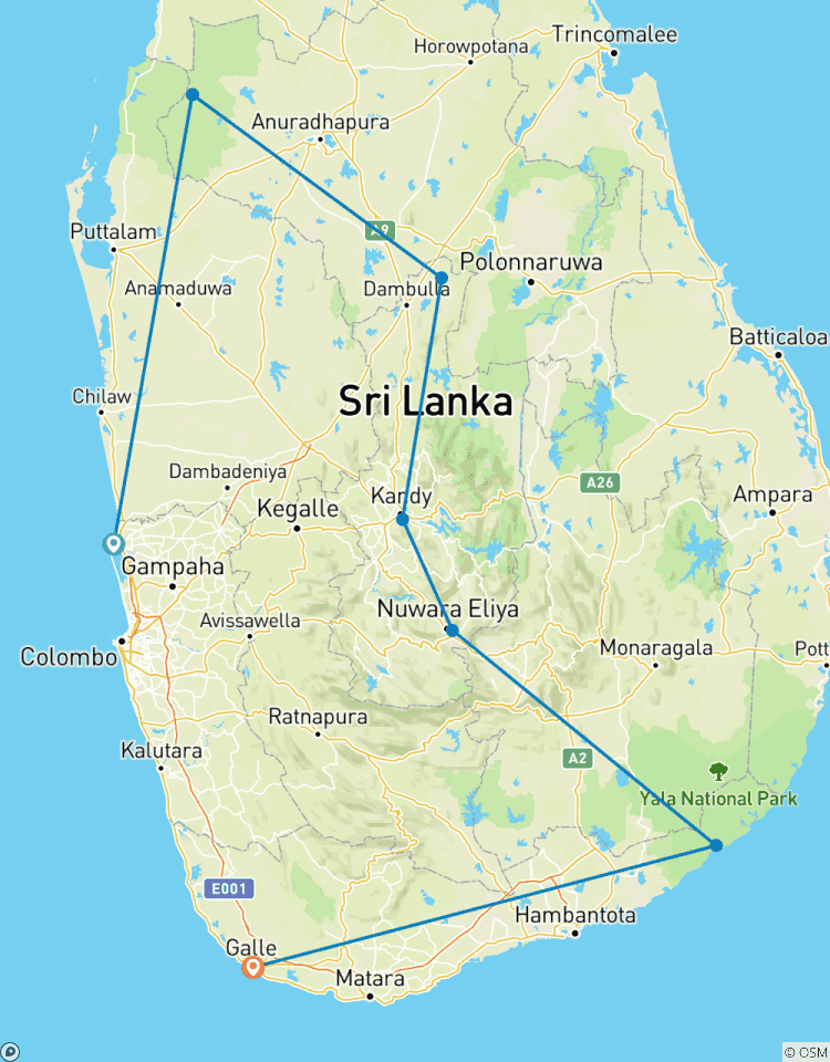 Sri Lankas Wildnis im Luxus Rundreise