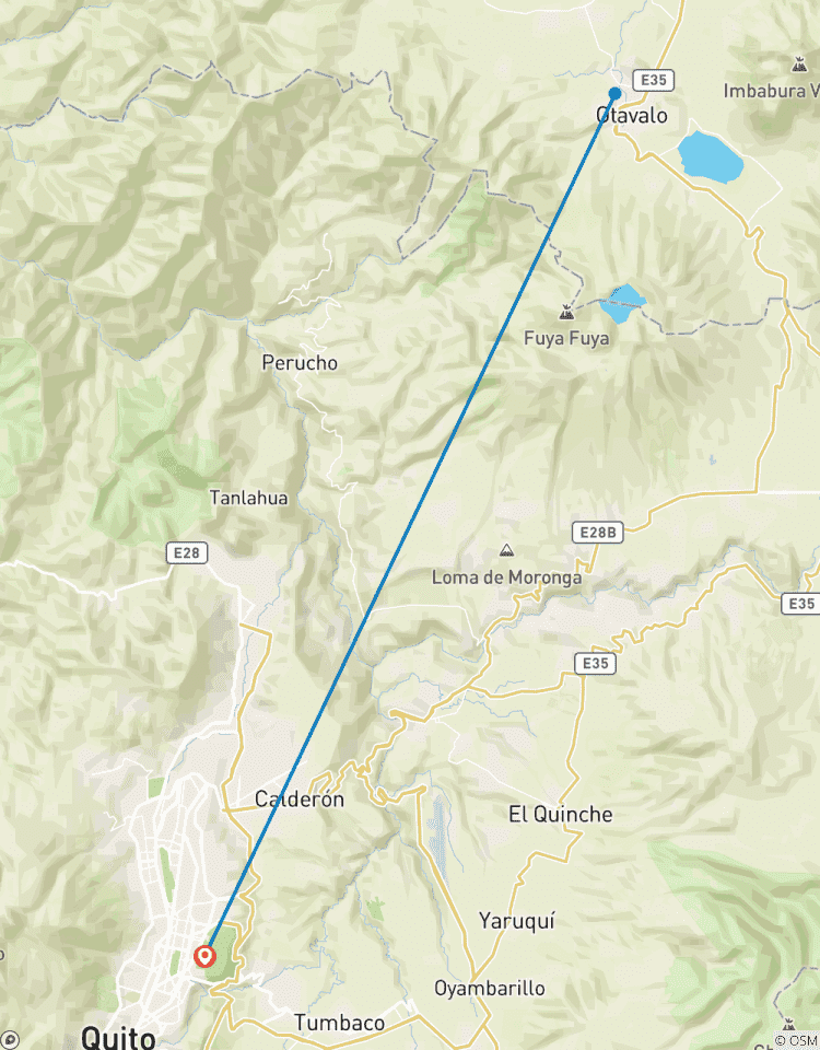Merveilles de Quito et d\'Otavalo circuit