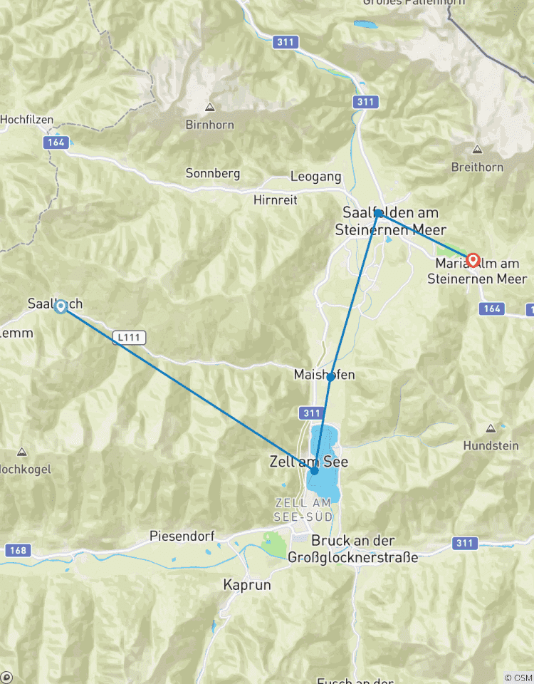 Salzburger Pinzgau für Familien Tour