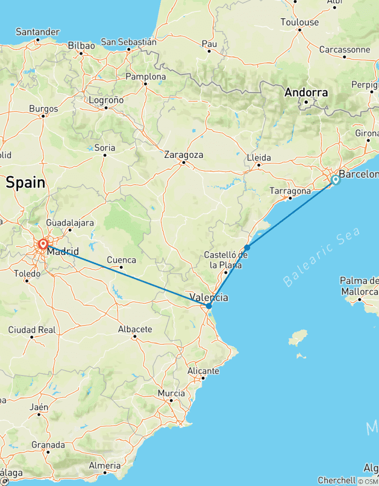 Barcelona and Madrid Tour
