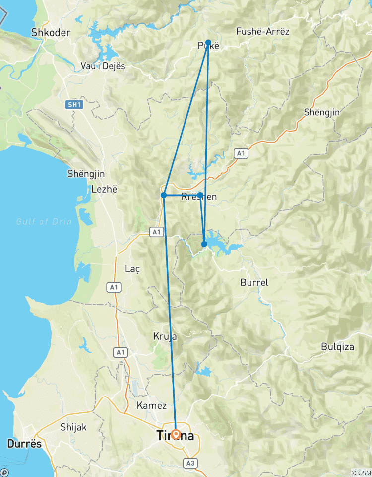 Circuito Aventura en el norte de Albania - 9 días fuera de los caminos trillados