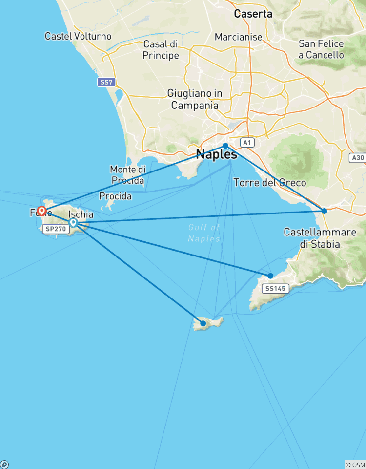 Ischia Island 8 Tage - Thermalbäder, Strände & lokales Leben Rundreise