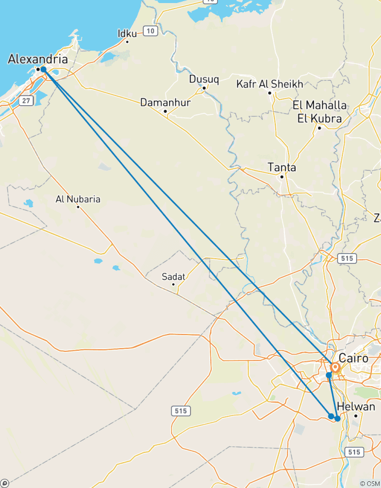 Circuito Paquete turístico de 4 días por Egipto: Lo mejor de El Cairo y Alejandría