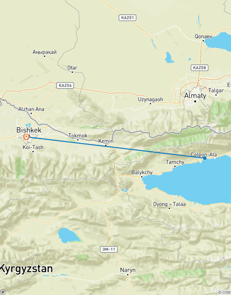 Circuito 5 Días Impresionante Kirguistán Viaje en grupo reducido Hotel de 4 estrellas (Máximo 16)