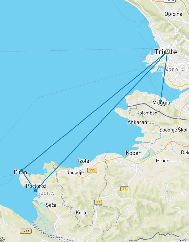 Silvester in Triest - Genusswandern zwischen Adria, Karst & Kultur (7 Tage) Rundreise