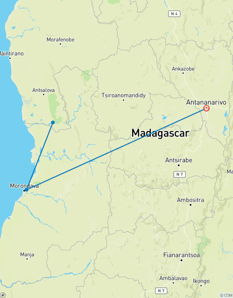 8 Tage-Epik Madagaskar: Baobabs, Tsingy & wilde Natur Rundreise