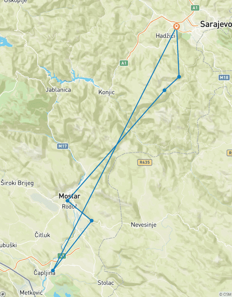 Circuito Paquete 7D/6N Tierras Altas de Bosnia
