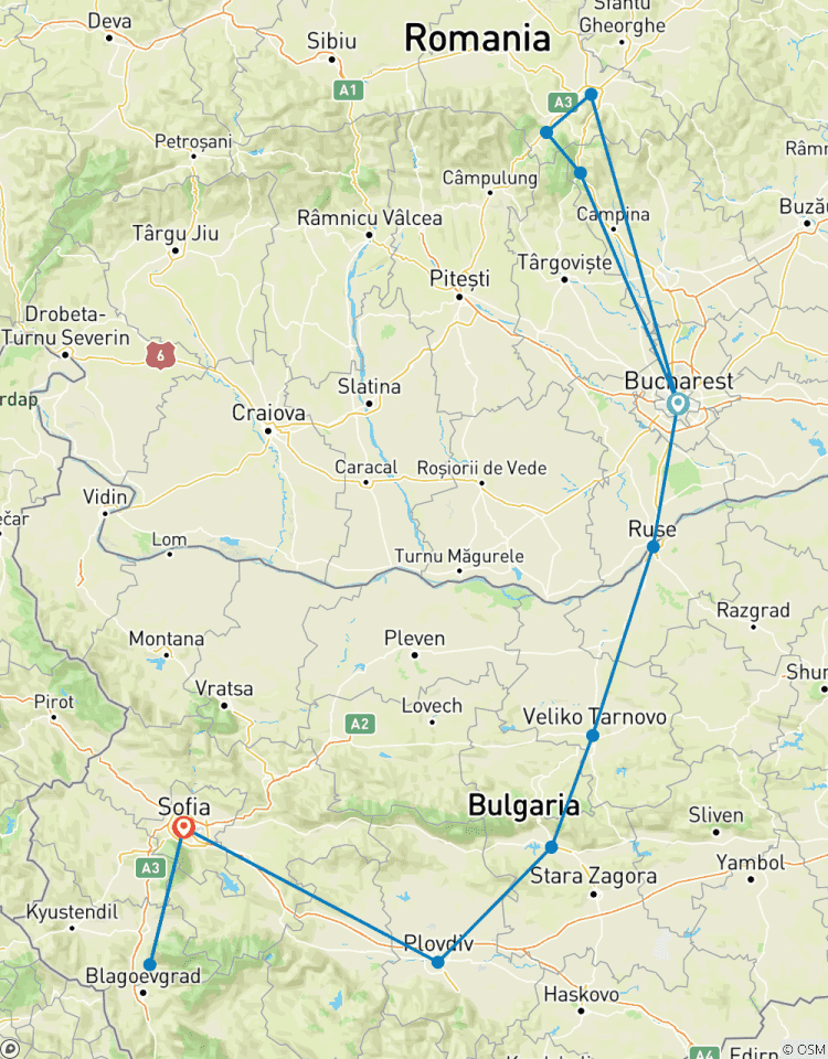 Castles, Culture & Legends: Bulgaria–Romania Private Tour Tour