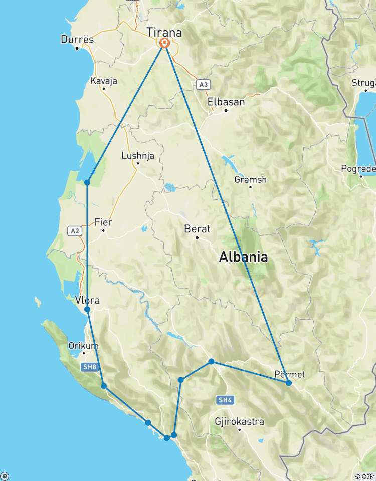 Wandern & Erkunden der Albanischen Riviera in 9 Tage Rundreise