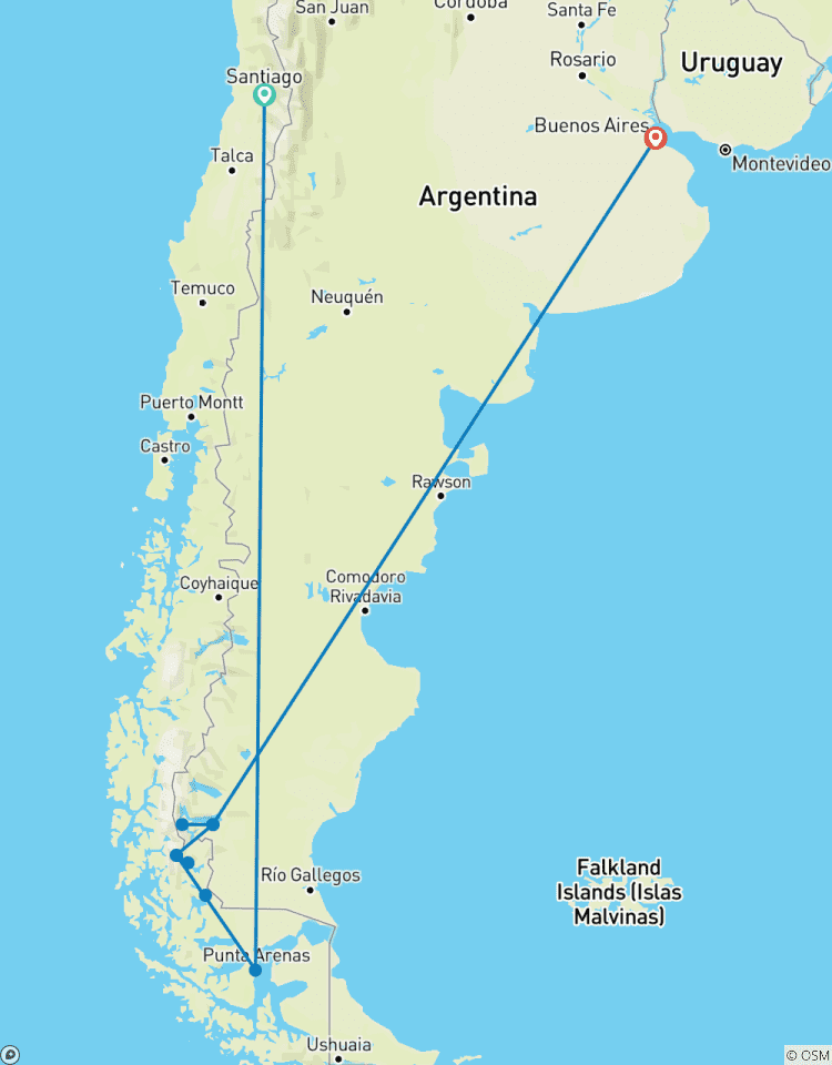 Herz von Patagonien (Klassiker) Rundreise