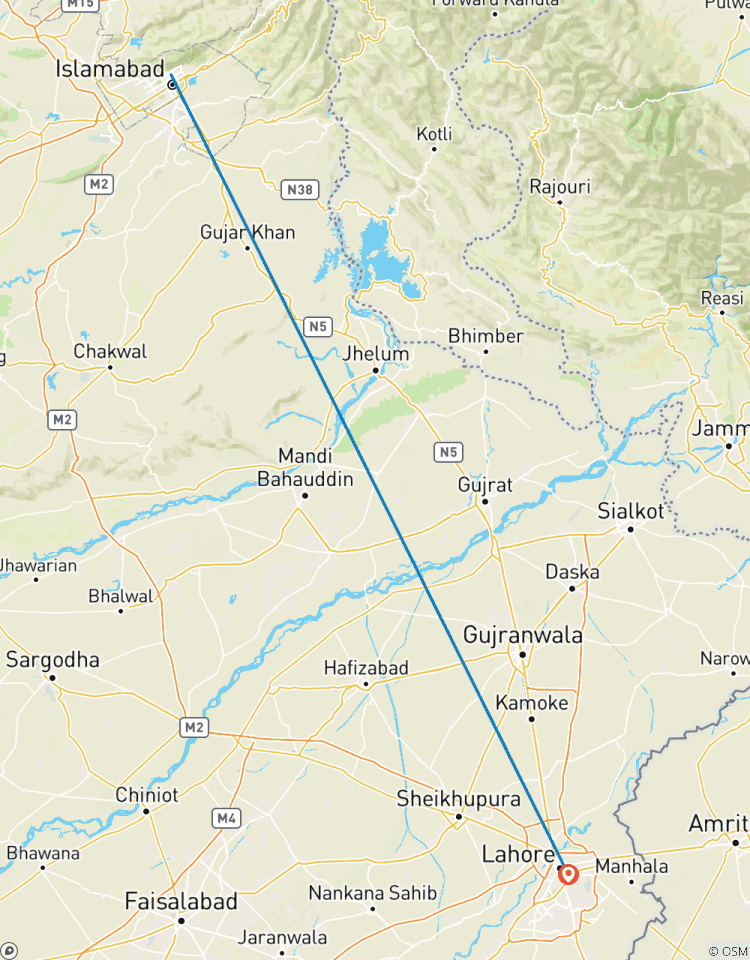 Islamabad & Lahore Stadtr&fahrt Rundreise