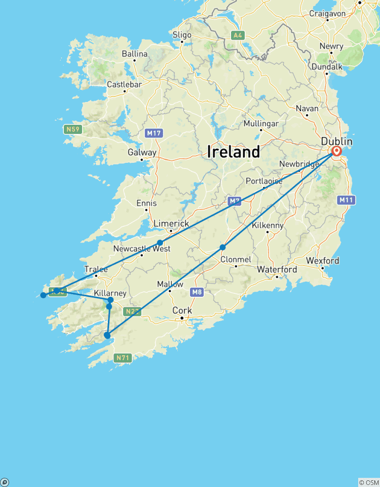 Ireland Walking & Hiking: Cork to Kerry - 9 Days/8 Nights (12 destinations) Tour