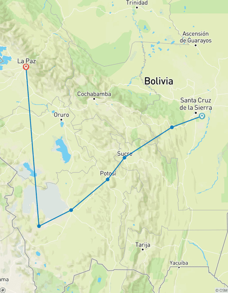 10 Dagen Essentieel en natuurlijk Bolivia: van Santa Cruz naar de salar de Uyuni-rondreis