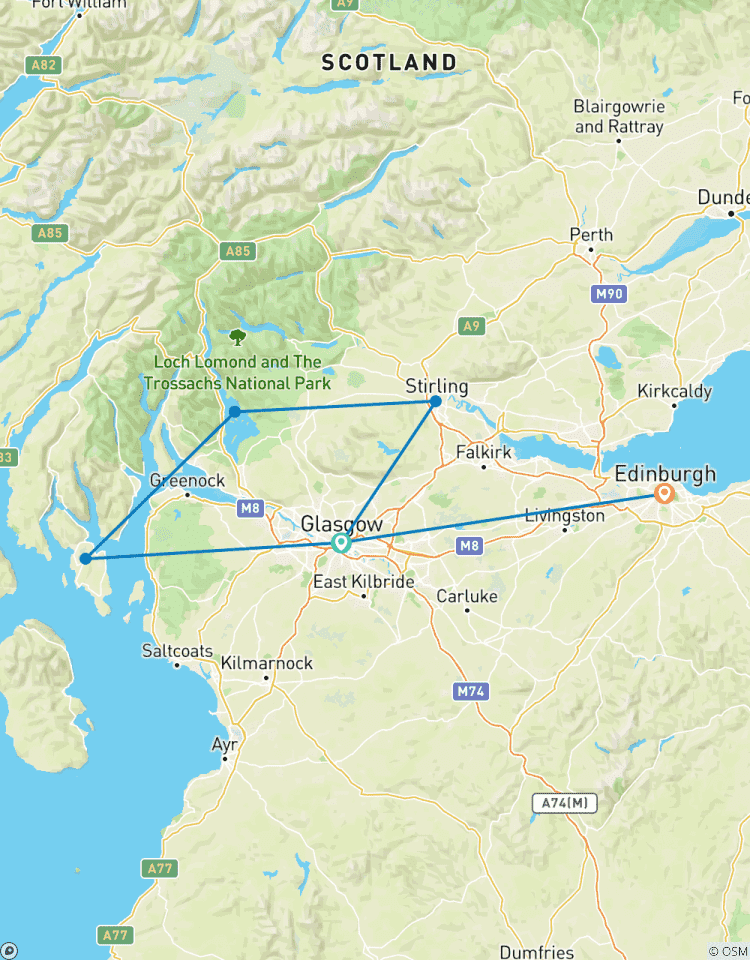 Scottish Daytripper - 6 Days/ 5 Nights (6 destinations) Tour