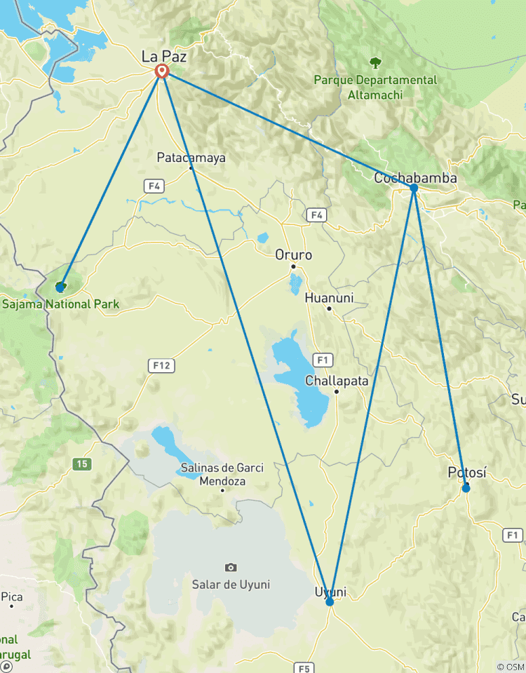 Circuito 10 Días parques nacionales de Bolivia