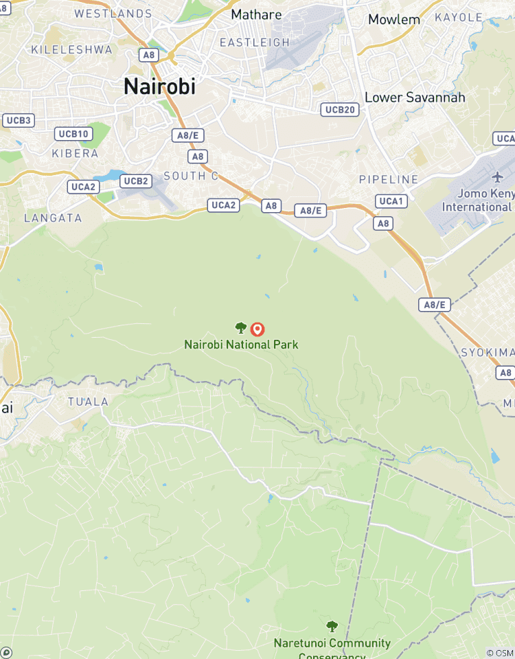 Nairobi National Park Nachtpirschfahrt Rundreise