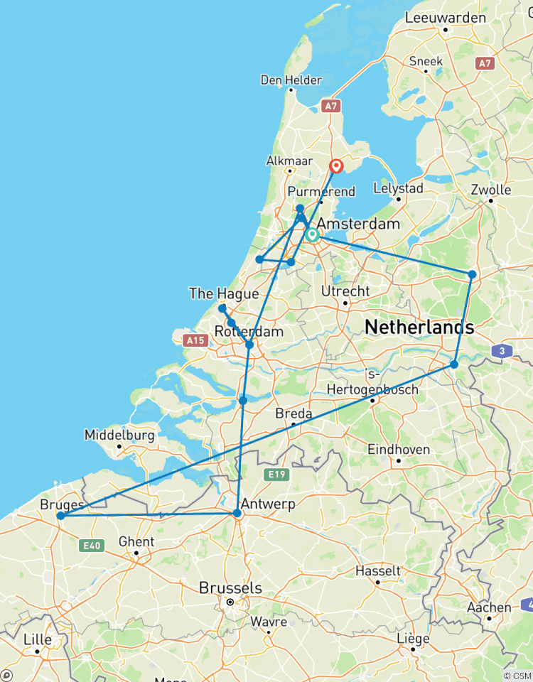 Holland & Belgium in Bloom Tour