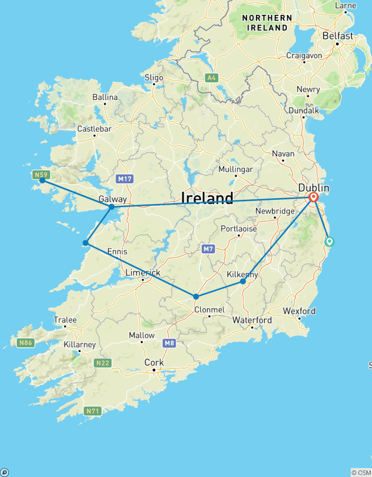 Irlande pour elle (réservé aux femmes) circuit