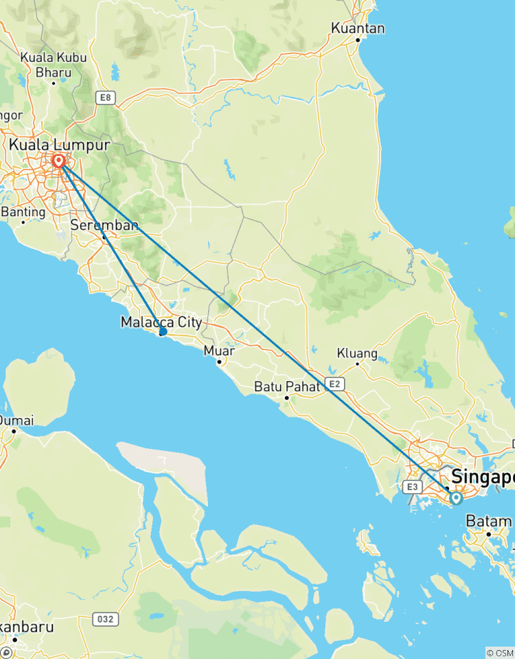 Circuito Viaje de 7 días de Singapur a Kuala Lumpur: Luces de la ciudad y lugares de interés cultural