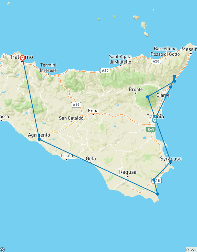 Halbprivate Reise durch Sizilien: Highlights (max. 8 Gäste) Rundreise
