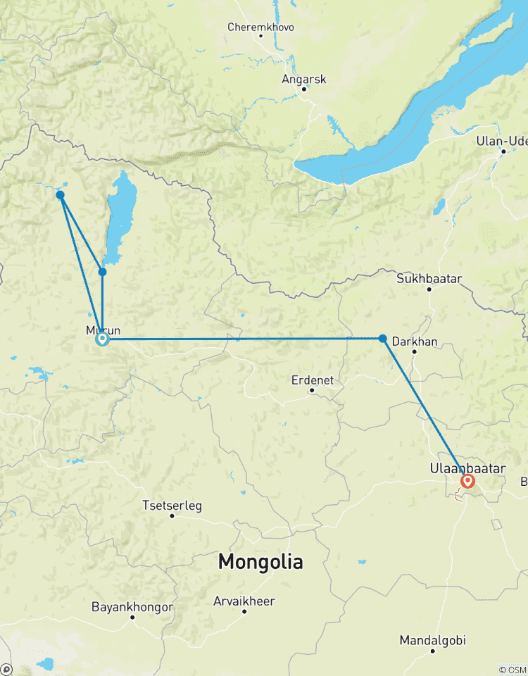 Rentierstämme Tour mit Khuwsgul See Rundreise