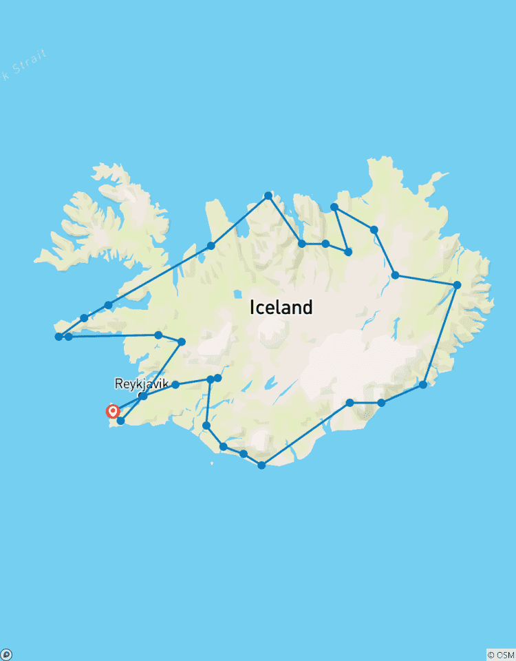 Privat Island Komplett: Rund um Island in 10 Tage Rundreise