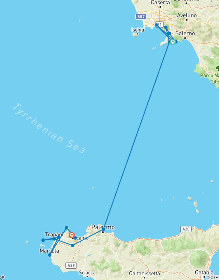 Sicily and the Amalfi Coast (Women-Only) Tour