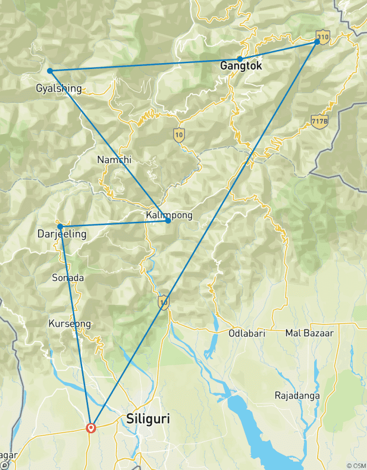 Darjeeling to Gangtok Trail By G Experiences Tour